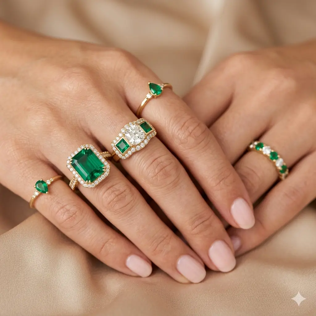 Adjustable Stone Ring